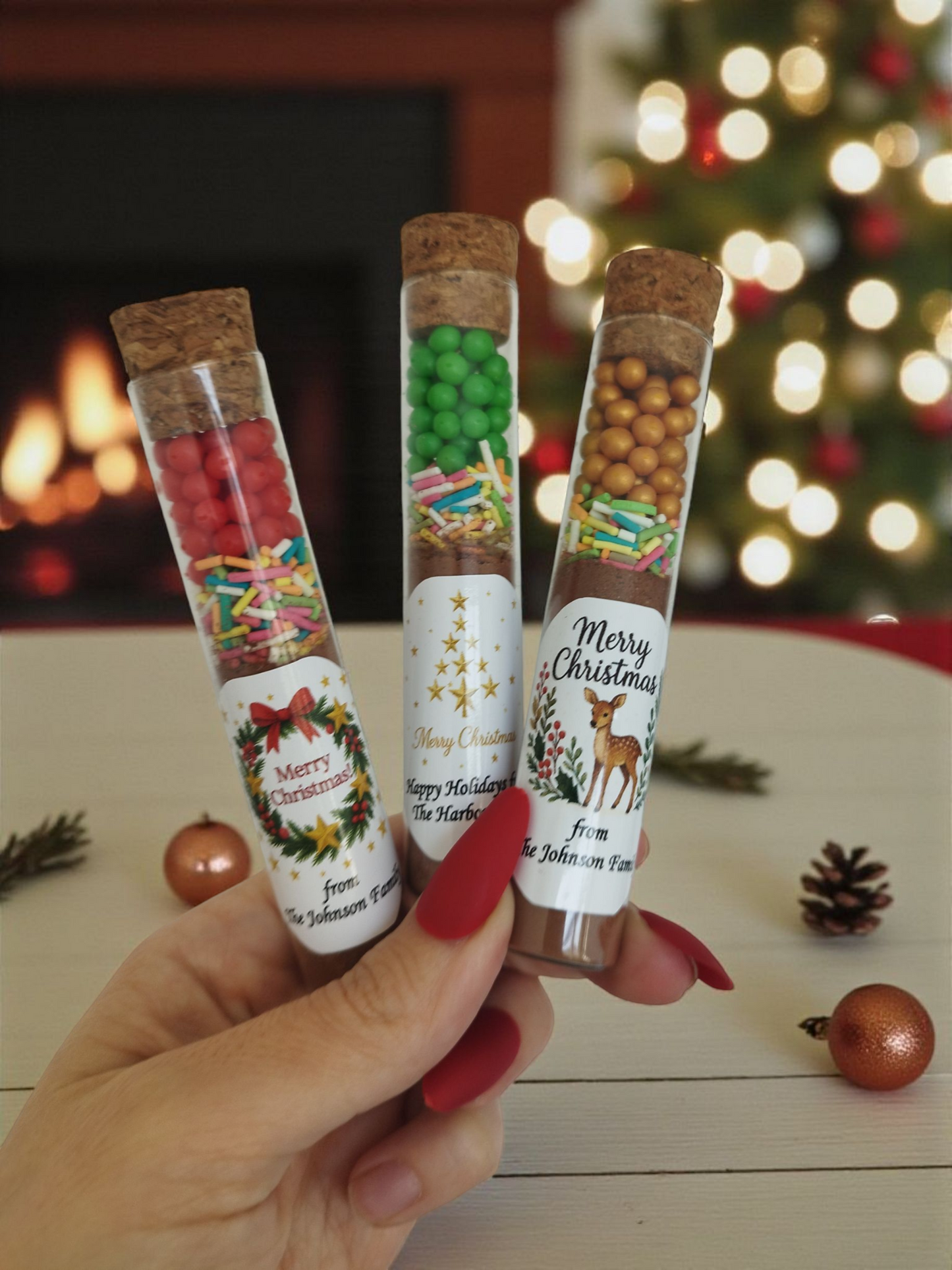 Christmas Church Hot Chocolate Favor, Bible Verse Hot Chocolate Tube, Christian Christmas Gift, Religious Holiday Favor, Faith-Based Gift, Hot Cocoa Tube Favors