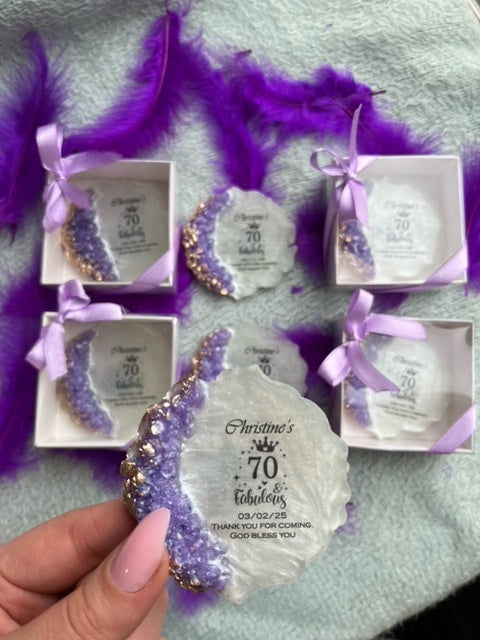 Personalized Adult Birthday Party Favors, 15th, 16 th, 40th, 50th, 60th, 70th, 80th, 90th, 100th Birthday Party Favor, Custom Birthday Magnet, Anniversary Favors
