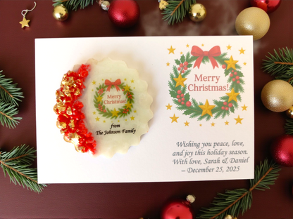 Christian Christmas Favor | Bible Verse Epoxy Magnet | Church Christmas Gift | Faith-Based Holiday Keepsake | Religious Holiday Favor