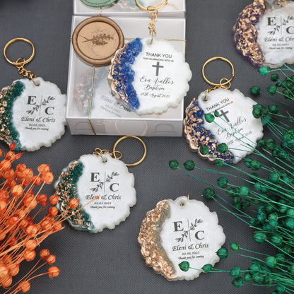 Baptism Favors For Guest,Personalized Christening Gift,Baptism Favors For Boy & Girl,Resin Fridge Epoxy Magnet,Custom First Communion