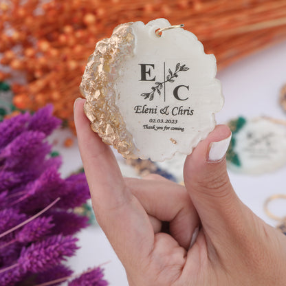 Baptism Favors For Guest,Personalized Christening Gift,Baptism Favors For Boy & Girl,Resin Fridge Epoxy Magnet,Custom First Communion