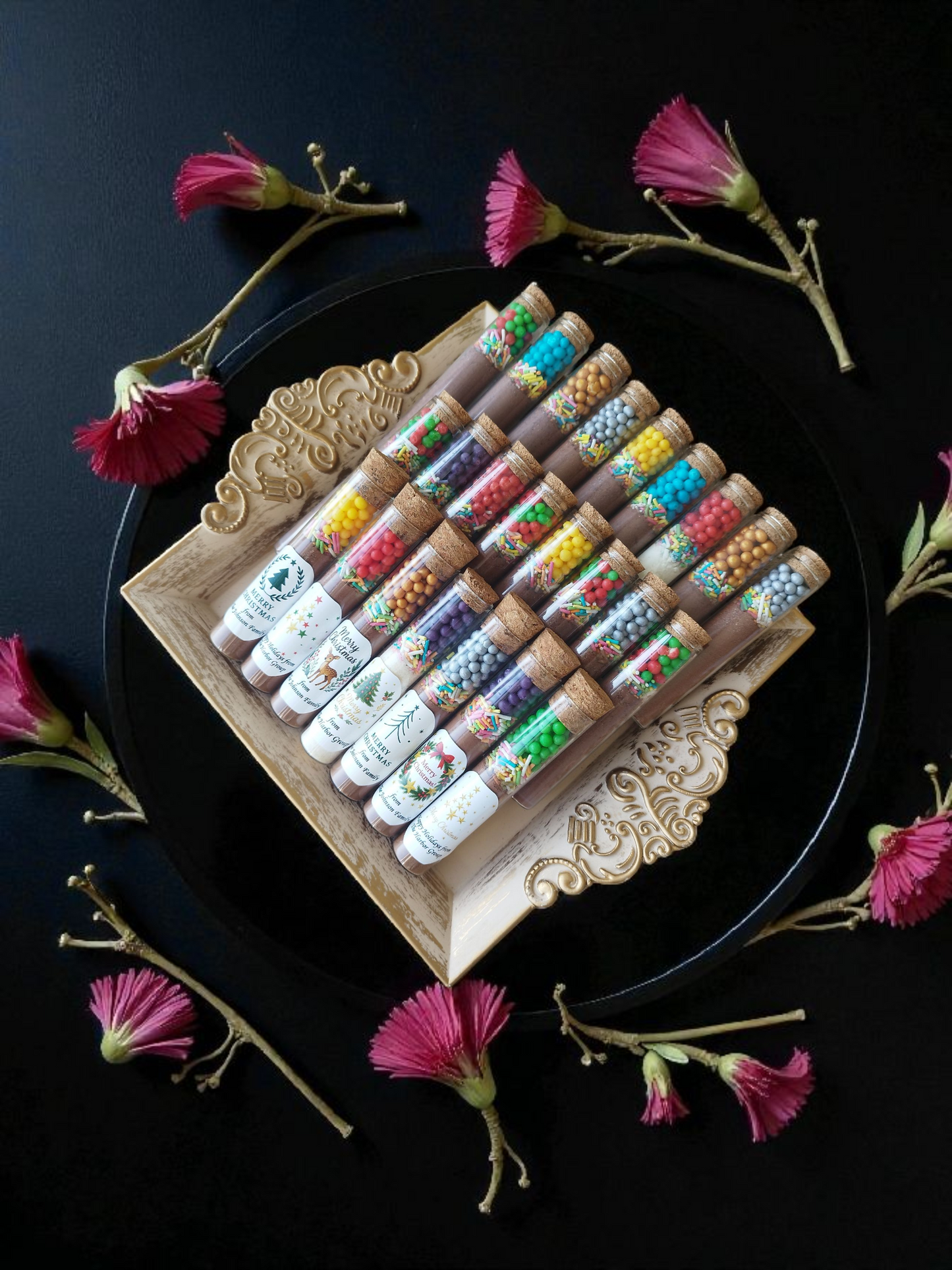 Christmas Church Hot Chocolate Favor, Bible Verse Hot Chocolate Tube, Christian Christmas Gift, Religious Holiday Favor, Faith-Based Gift, Hot Cocoa Tube Favors