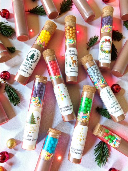 Christmas Church Hot Chocolate Favor, Bible Verse Hot Chocolate Tube, Christian Christmas Gift, Religious Holiday Favor, Faith-Based Gift, Hot Cocoa Tube Favors