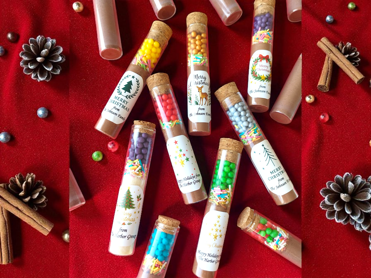 Christmas Church Hot Chocolate Favor, Bible Verse Hot Chocolate Tube, Christian Christmas Gift, Religious Holiday Favor, Faith-Based Gift, Hot Cocoa Tube Favors