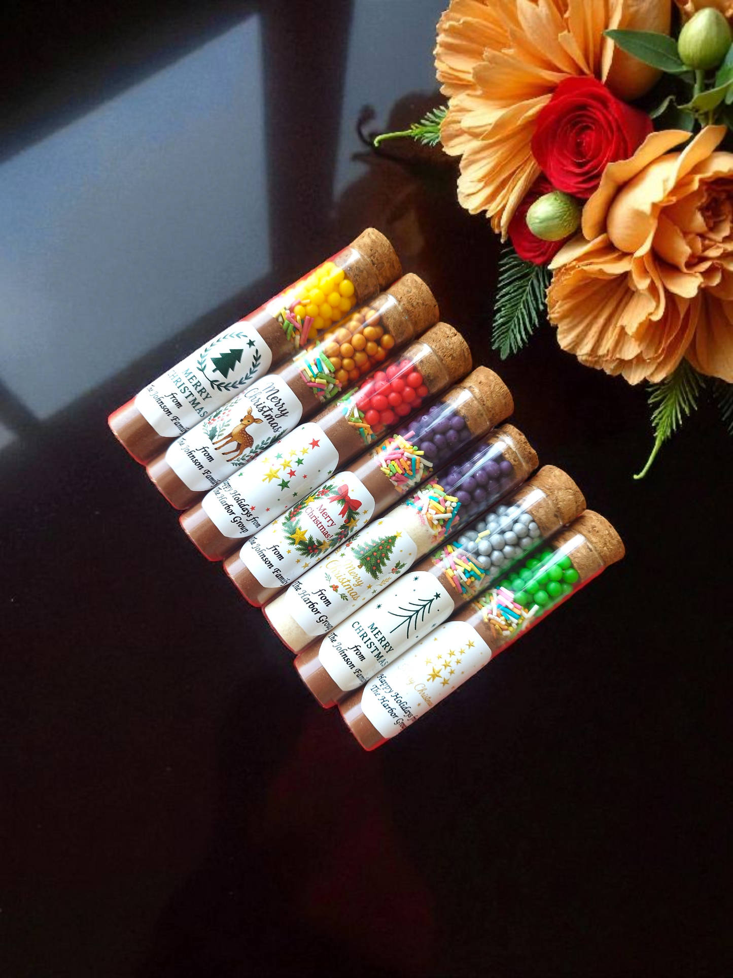 Christmas Church Hot Chocolate Favor, Bible Verse Hot Chocolate Tube, Christian Christmas Gift, Religious Holiday Favor, Faith-Based Gift, Hot Cocoa Tube Favors