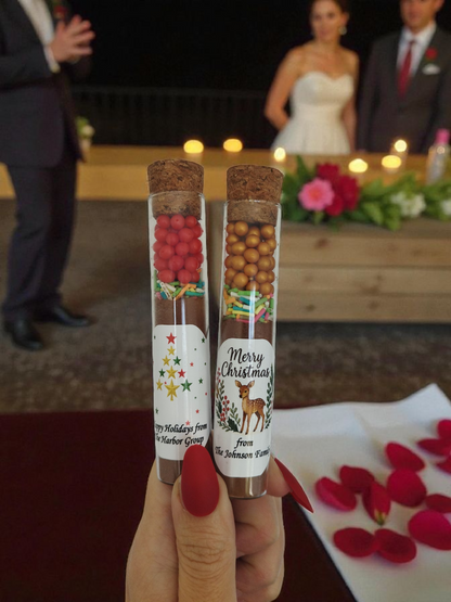 Christmas Church Hot Chocolate Favor, Bible Verse Hot Chocolate Tube, Christian Christmas Gift, Religious Holiday Favor, Faith-Based Gift, Hot Cocoa Tube Favors