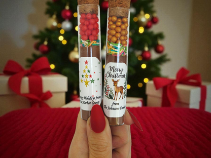 Christmas Church Hot Chocolate Favor, Bible Verse Hot Chocolate Tube, Christian Christmas Gift, Religious Holiday Favor, Faith-Based Gift, Hot Cocoa Tube Favors