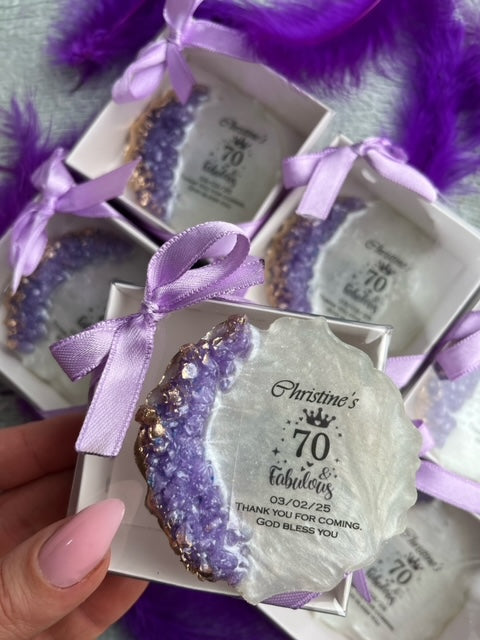 Personalized Adult Birthday Party Favors, 15th, 16 th, 40th, 50th, 60th, 70th, 80th, 90th, 100th Birthday Party Favor, Custom Birthday Magnet, Anniversary Favors (Copy)