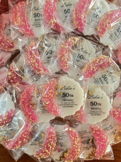 Personalized Adult Birthday Party Favors, 15th, 16 th, 40th, 50th, 60th, 70th, 80th, 90th, 100th Birthday Party Favor, Custom Birthday Magnet, Anniversary Favors