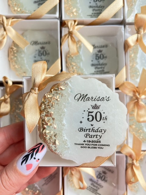 Personalized Adult Birthday Party Favors, 15th, 16 th, 40th, 50th, 60th, 70th, 80th, 90th, 100th Birthday Party Favor, Custom Birthday Magnet, Anniversary Favors