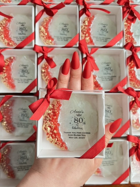 Personalized Adult Birthday Party Favors, 15th, 16 th, 40th, 50th, 60th, 70th, 80th, 90th, 100th Birthday Party Favor, Custom Birthday Magnet, Anniversary Favors